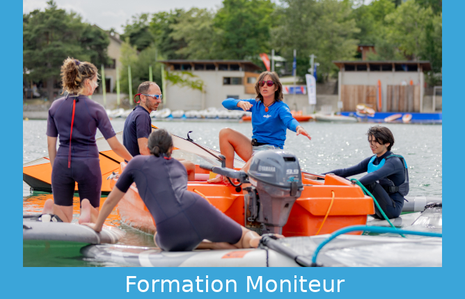 formation moniteur de voile Serre Poncon